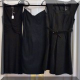 H14. Little black dresses by BCBG Max Azria, Laundry, and Nanette Lepore. 